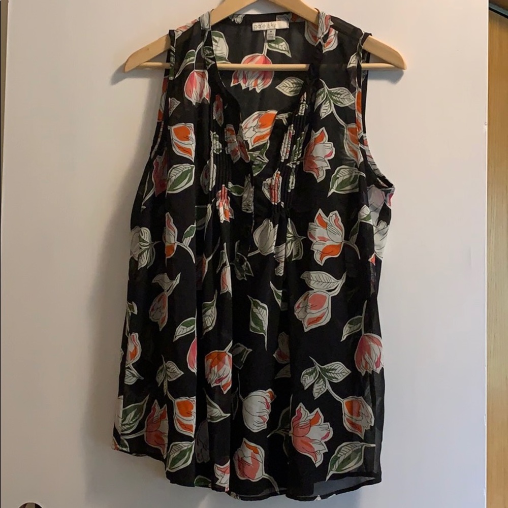 Floral maternity top